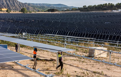 Parc solaire en Espagne