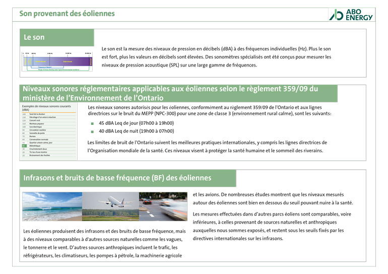 Son provenant des éoliennes
