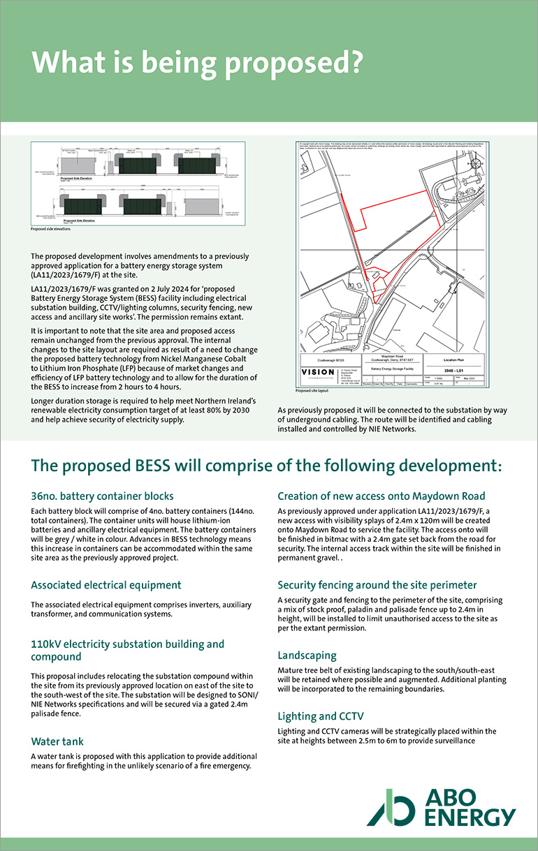 What is being proposed?
