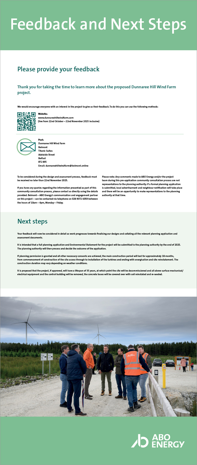 Feedback and Next Steps