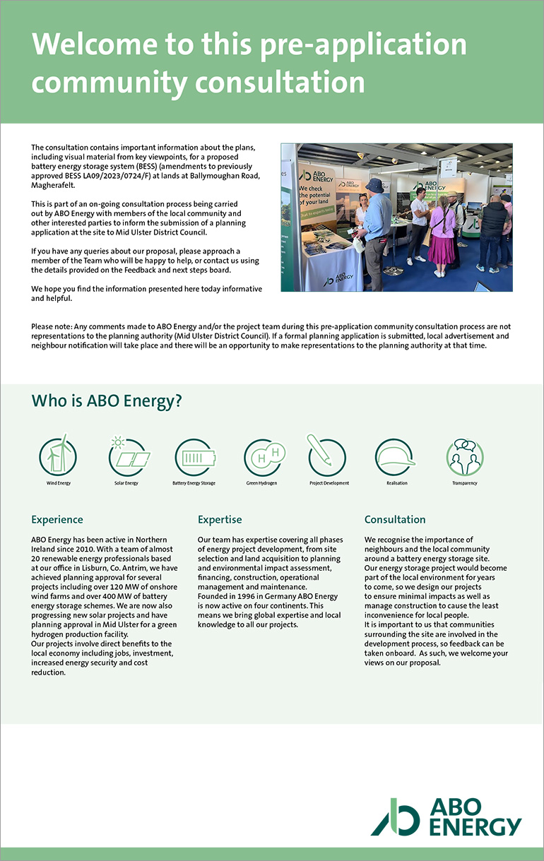 Welcome to this pre-application community consultation