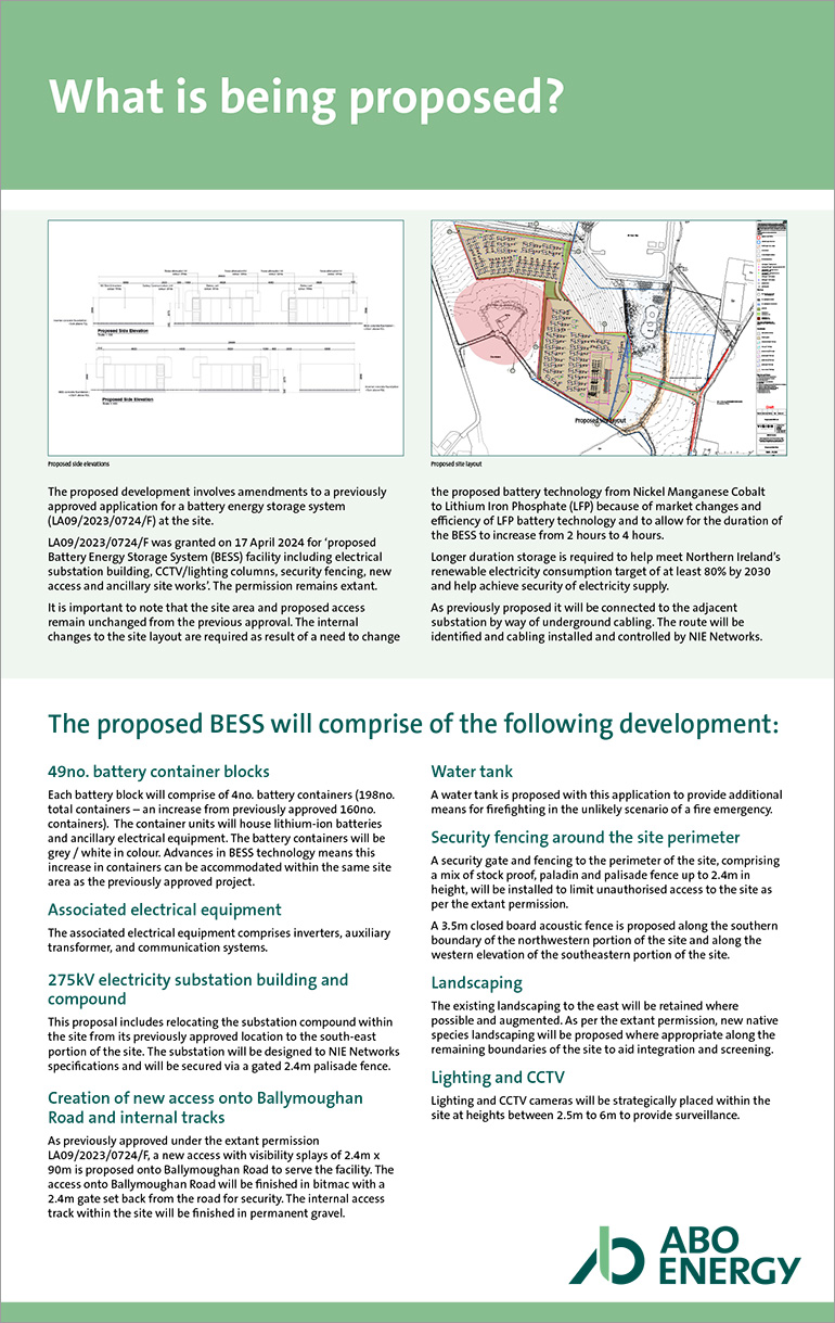 What is being proposed?