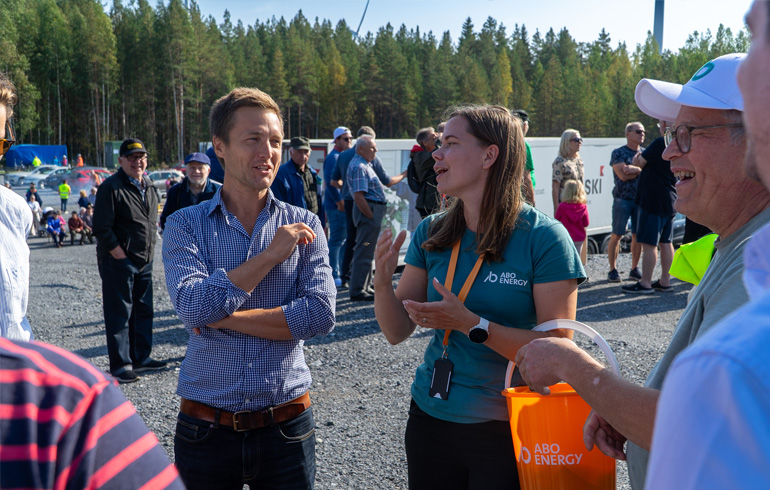 Pajuperänkankaan tuulivoimapuiston avajaiset