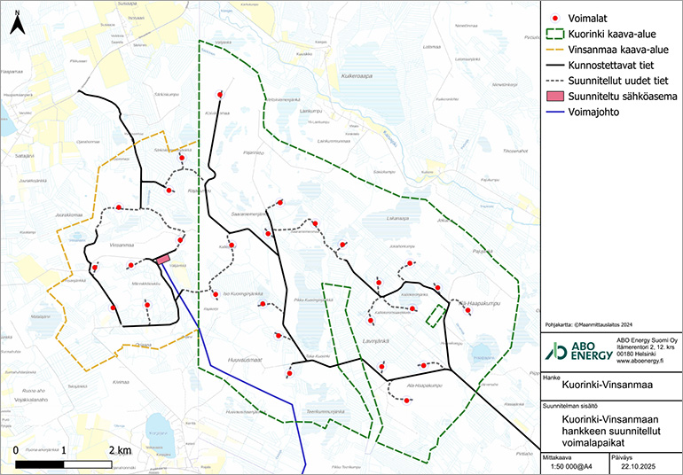 Kuorinki-Vinsanmaan tuulivoimahanke