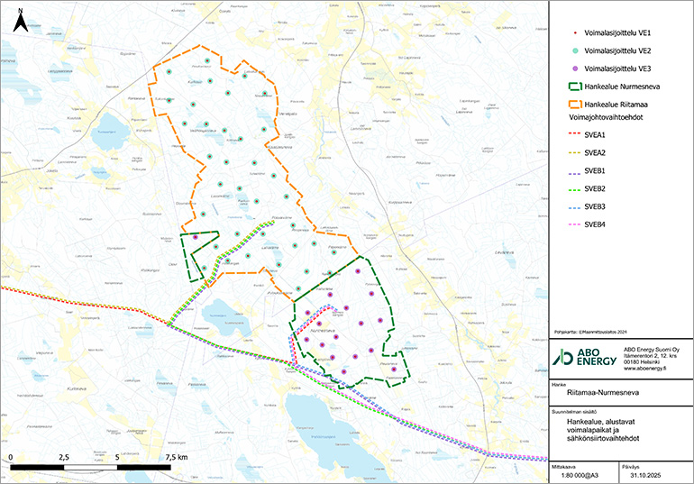 Riitamaa-Nurmesnevan tuuli- ja aurinkovoimahanke