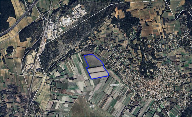 Projet agrivoltaïque - Pujaut