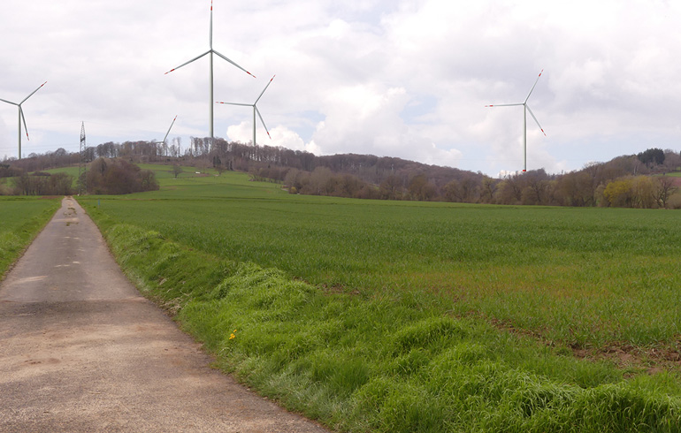 Windpark Eichkopf Visualisierung