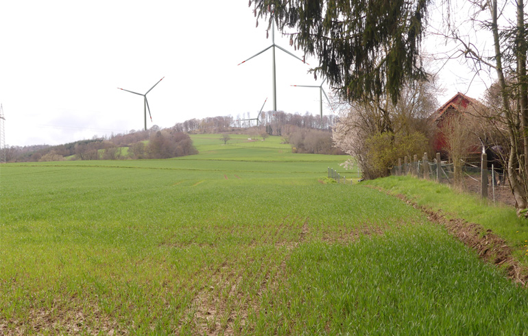 Windpark Eichkopf Visualisierung