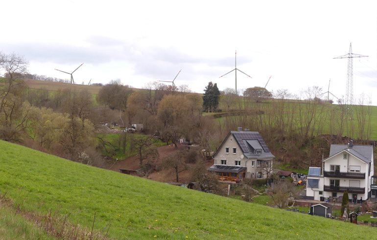 Windpark Eichkopf Visualisierung