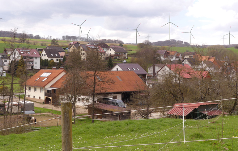 Windpark Eichkopf Visualisierung