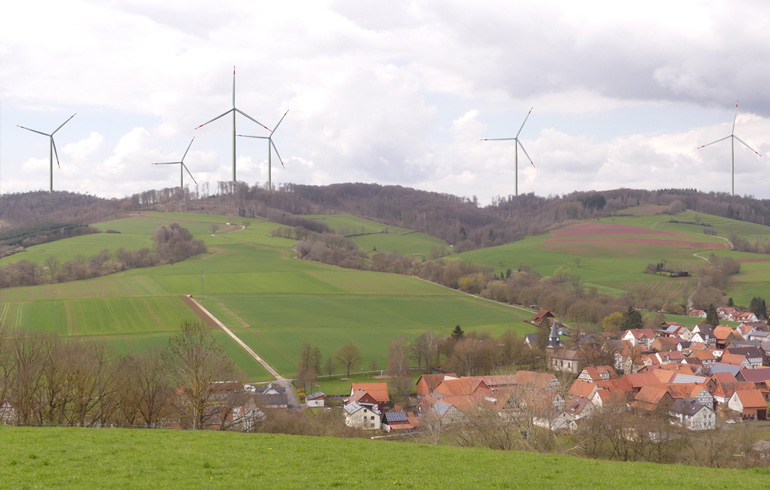 Windpark Eichkopf Visualisierung
