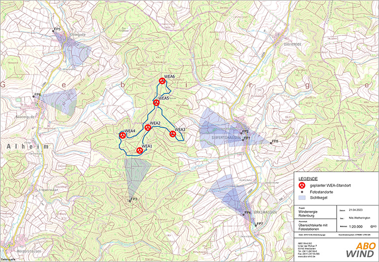 Windpark Eichkopf Fotopunkte