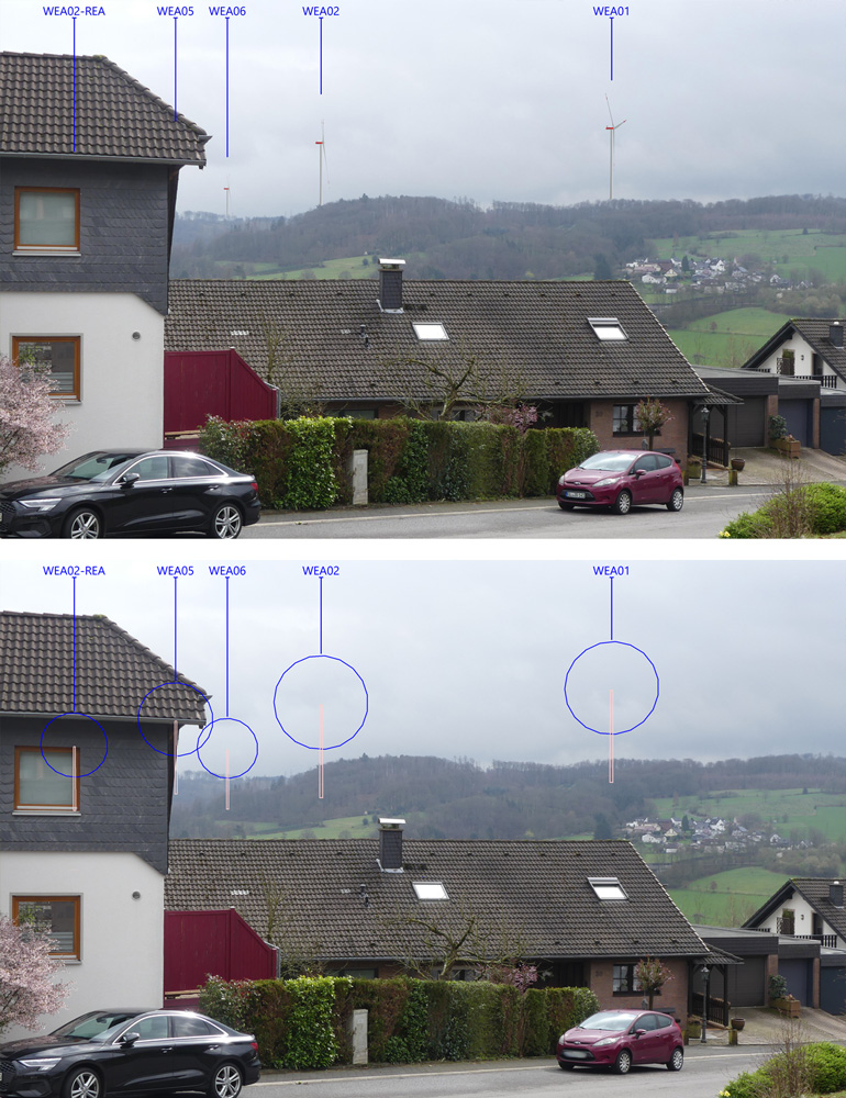 Visualisierung Windpark Engelskirchen