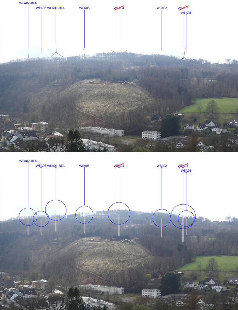 Visualisierung Windpark Engelskirchen