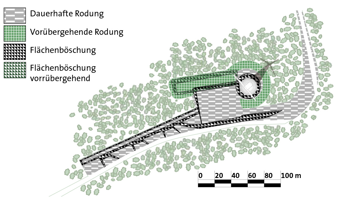 Waldstandorte Planzeichnung