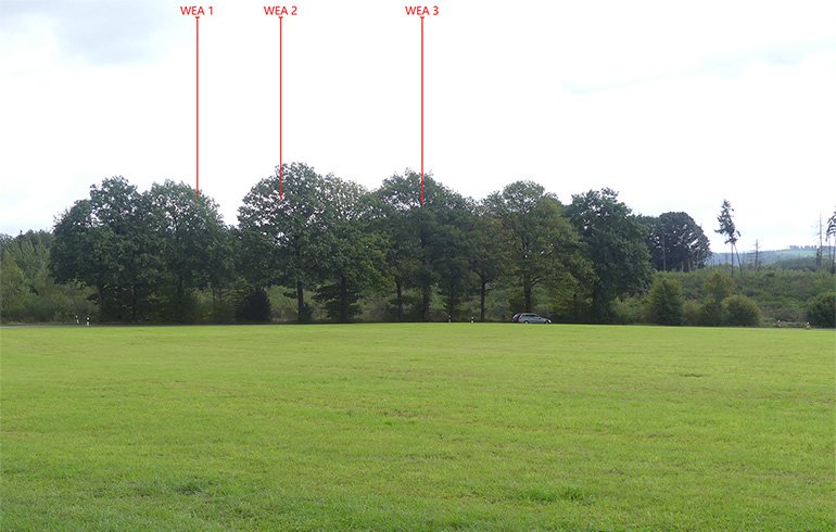 Visualisierungen Windpark Lindlar