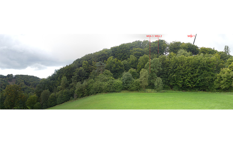 Visualisierungen Windpark Lindlar