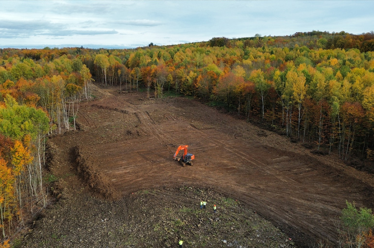 Fundamentbau wird vorbereitet