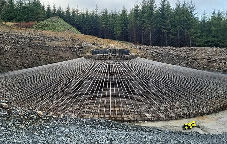 Windkraftstandort Remblinghausen Süd Baustelle